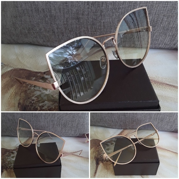 BRAND NEW 2019 OVERSIZED CAT EYE STYLE SUNGLASSES - Picture 4 of 8